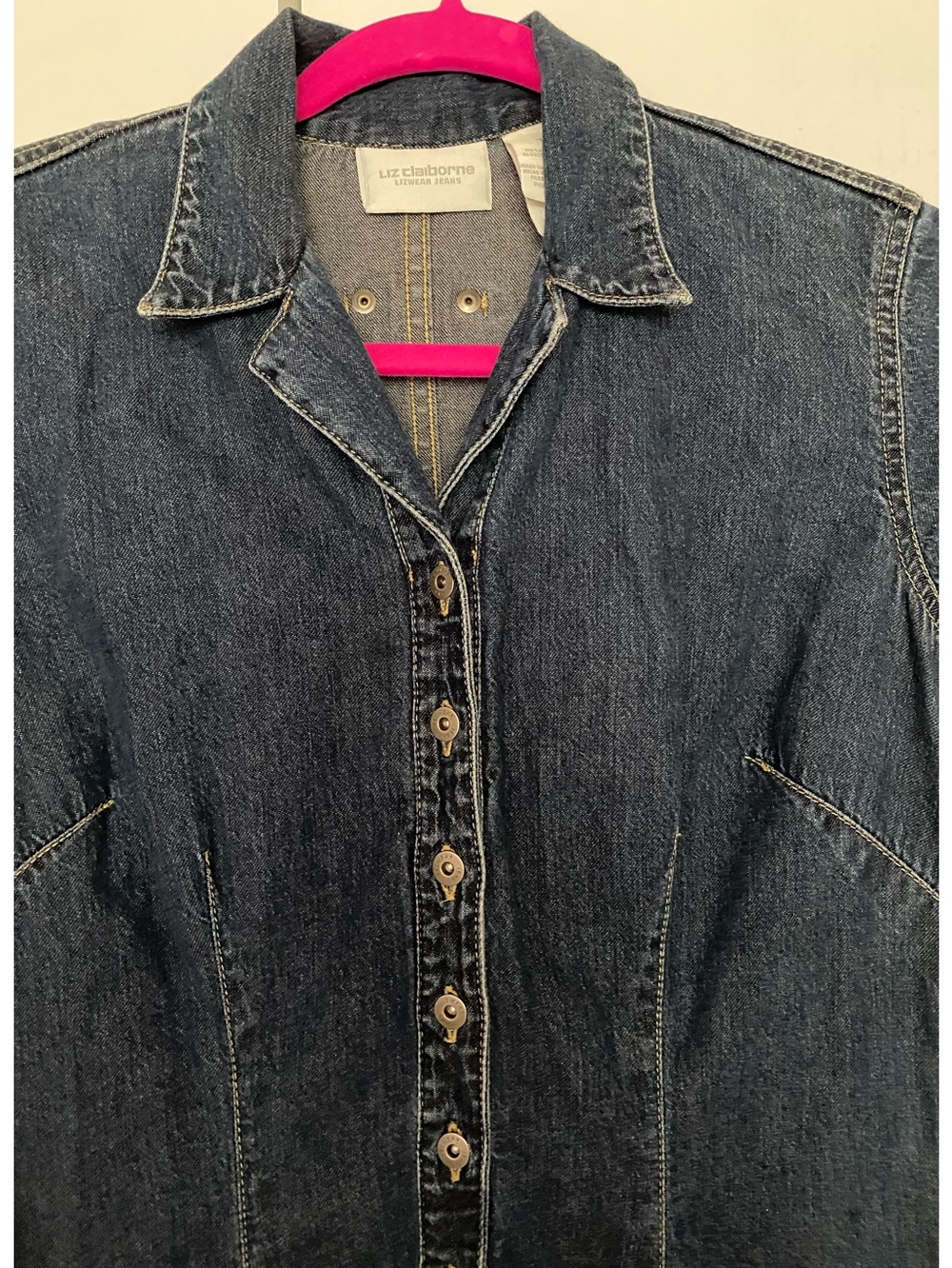 Vintage Liz Claiborne Denim Dress - Picture 3 of 6